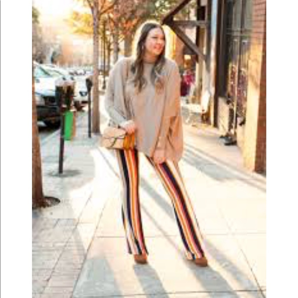 Molly Green Candy Stripe Pant med/ large